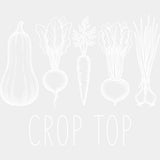 Crop Top - Gardening DTF Transfers - Adult Unisex - S & M (10’’) / Light Color Design (See Imaging)