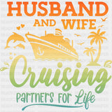Cruising Partners For Life - Family Cruise DTF heat transfer ready2transfer