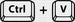 Ctrl + V Father's Day DTF Transfer ready2transfer Black