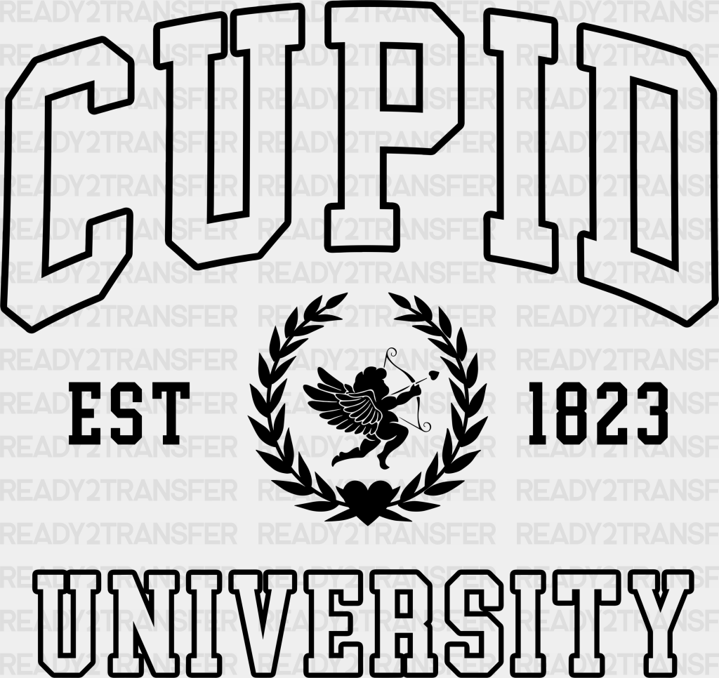 Cupid University Est 1823 Dtf Transfer