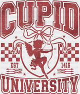 Cupid University Red Design - Valentine’s Day DTF Transfer
