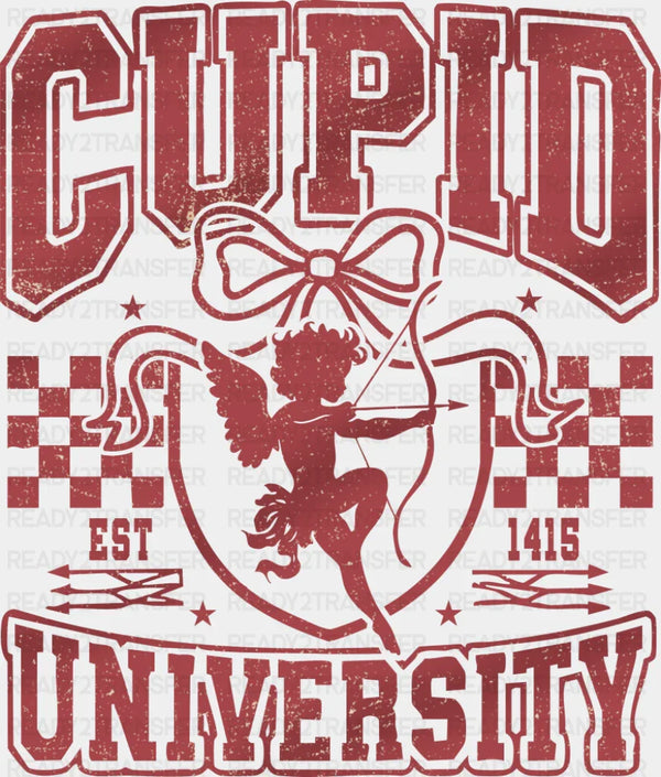 Cupid University Red Design - Valentine's Day DTF Transfer