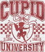 Cupid University Red Design - Valentine’s Day DTF Transfer