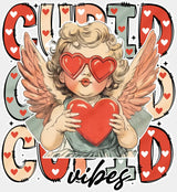 Cupid Vibes Eros Design - Valentine’s Day Dtf Transfer Adult Unisex S & M (10’’) / Light