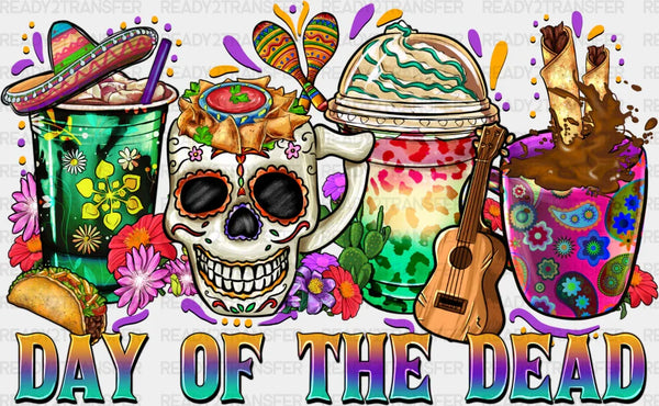 Cups Design - Day Of The Dead DTF heat transfer