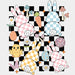 Cute Bunny Easter Design Easter DTF Transfer ready2transfer White