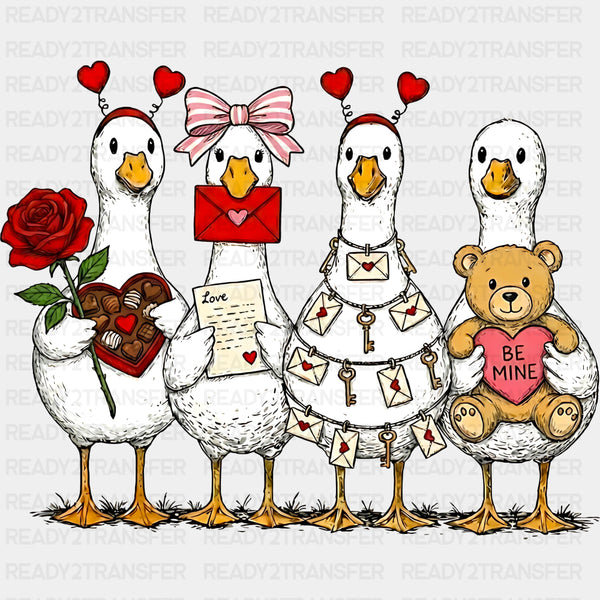Cute Goose - Valentine's Day DTF Transfers