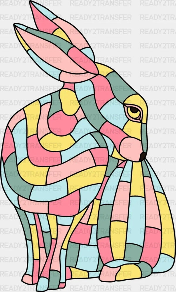 CUTE RABBIT DTF Transfer