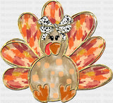 Cute Turkey - Halloween DTF Transfer