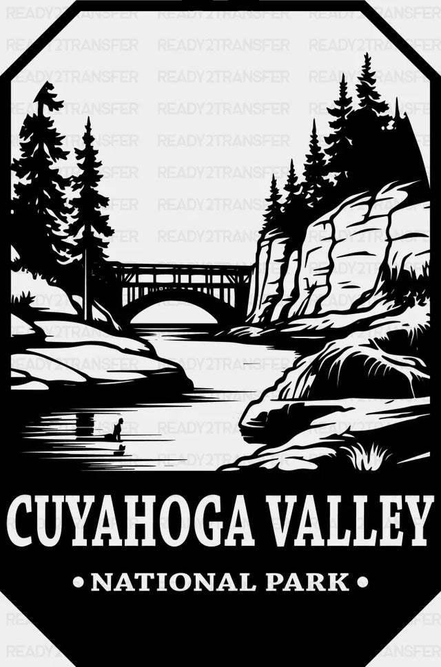 Cuyahoga Valley National Park Design - Parks Dtf Transfers Adult Unisex S & M (10’) / Black