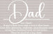 DAD COMMENT - Father's Day DTF Transfer ready2transfer White