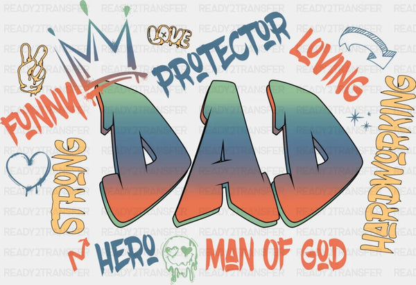 Dad Gradient - Father's Day DTF Transfer