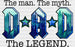 DAD The Legend Father's Day DTF Transfer ready2transfer Black