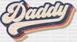 Daddy Retro Style Father’s Day Dtf Transfer