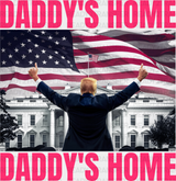 Daddy’s Home Trump White House - Dtf Transfer Adult Unisex S & M (10’’) / Pink Color Design