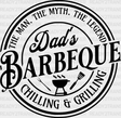 Dad’s Barbeque - Bbq Dtf Heat Transfer Adult Unisex S & M (10’) / Black