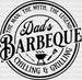 Dad's Barbeque - BBQ DTF heat transfer ready2transfer Black