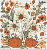 Daisies And Pumpkins - Halloween DTF Transfer