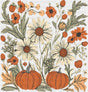Daisies And Pumpkins - Halloween DTF Transfer