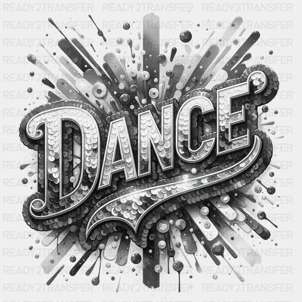 Dance B&W - Dancing DTF Transfers