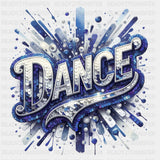 Dance Dark Violet - Dancing DTF Transfers ready2transfer