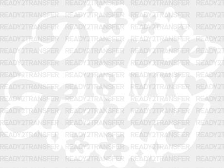 Dance Is My Therapy - Dancing Dtf Heat Transfer Adult Unisex S & M (10’’) / Light Color Design