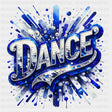 Dance Navy Blue - Dancing DTF Transfers ready2transfer