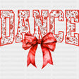 Dance Red Ribbon - Dancing DTF Transfers ready2transfer