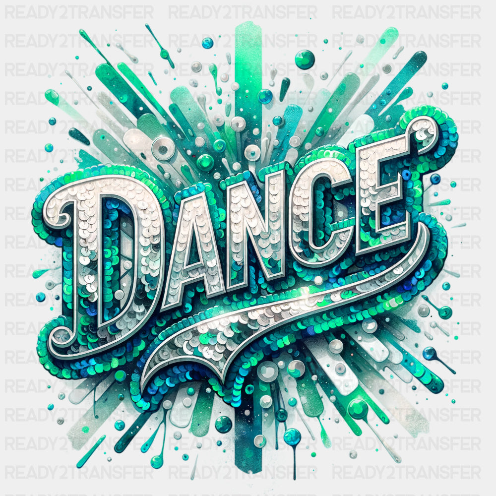 Dance Teal - Dancing DTF Transfers ready2transfer