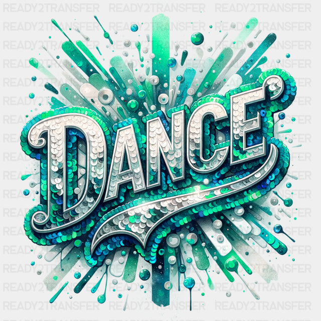 Dance Teal - Dancing DTF Transfers ready2transfer