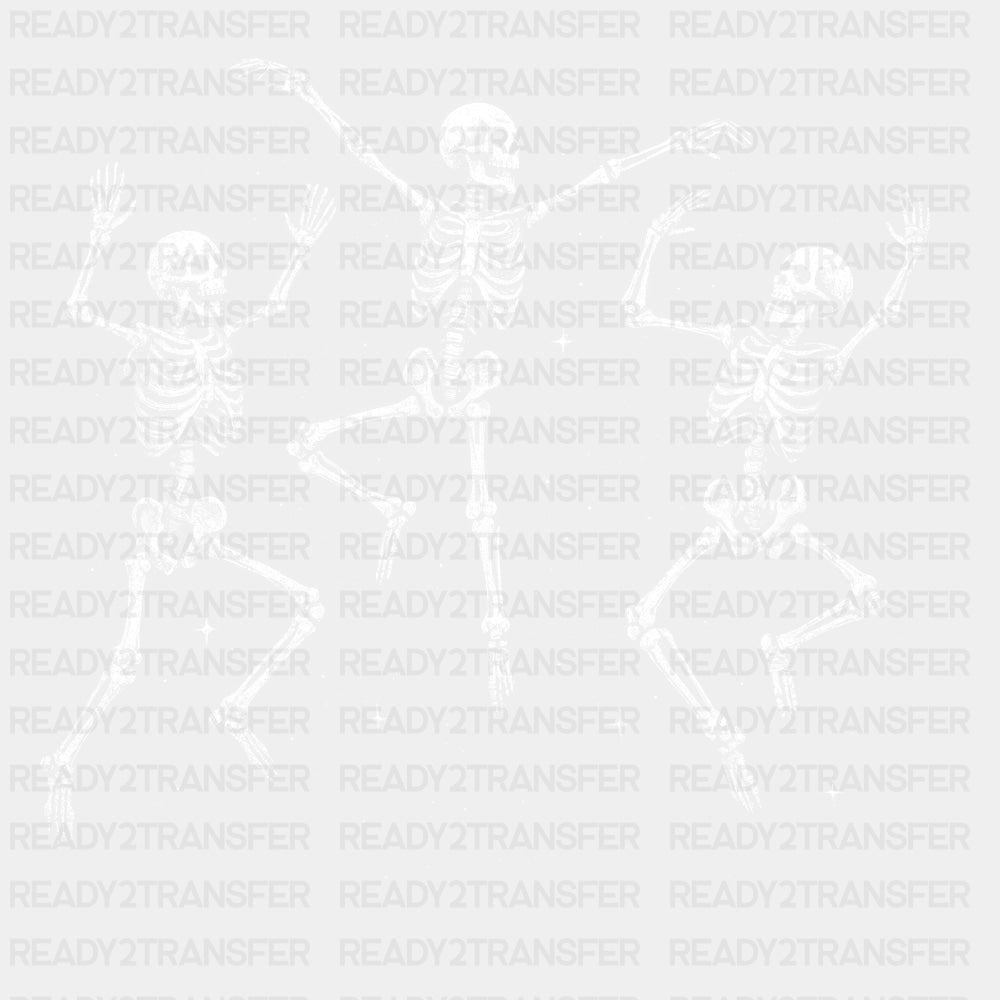 Dancing Skeletons - Dancing DTF Transfers ready2transfer