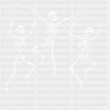 Dancing Skeletons - Dancing DTF Transfers ready2transfer