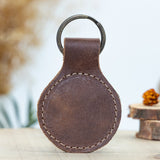 Custom Engraved Leather Keychain – Circle Transfer Kingdom