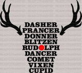 DASHER PRANCER DTF Transfer - ready2transfer