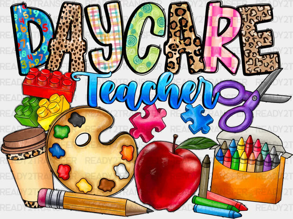 Day Care Teacher Design - Teachers DTF heat transfer