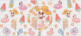 Dead Inside But It’s Summer - Cup Wrap Uv Sticker Permanent Dtf Decal