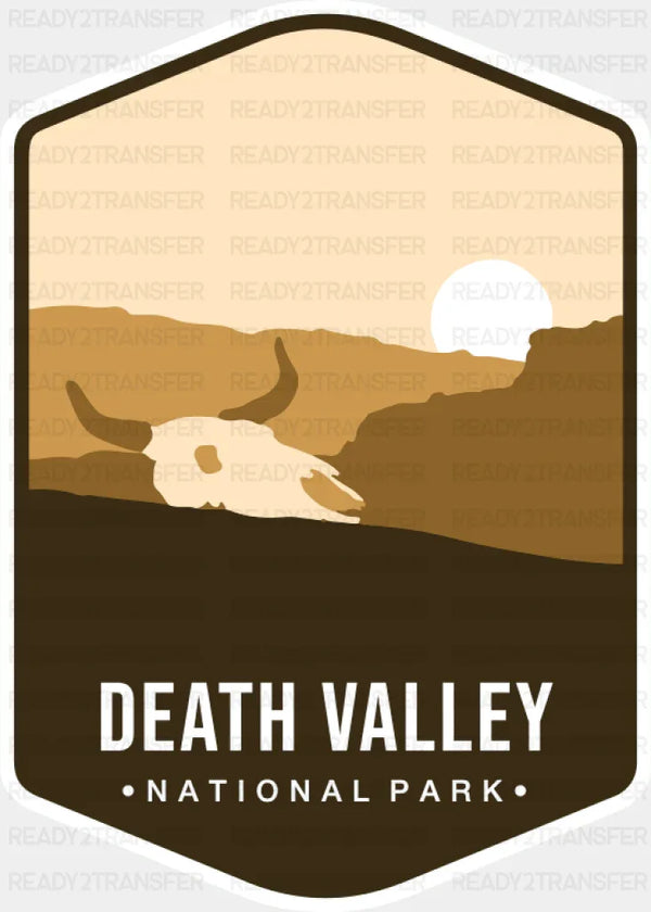 Death Valley National Park Colorful Design - National Parks DTF Transfer