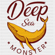 Deep Sea Monster, Yellow Whale - Fishing DTF Transfers ready2transfer