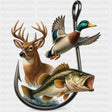 Deer, Mallard, Largemouth Bass - Hunting DTF Transfers ready2transfer