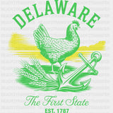 Delaware The First State - States & Cities DTF Transfer ready2transfer