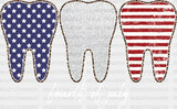 Dentist 4Th Of July Dtf Heat Transfer Independence Day Design Fourth