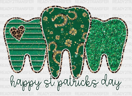 Dentist Happy St. Patrick’s Day Dtf Heat Transfer Saint Patricks Design St Paddys