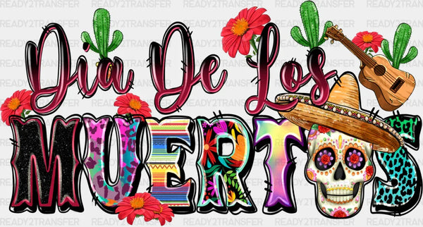 Dia De Los Muertos - Day Of The Dead DTF heat transfer