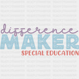 Difference Maker Special Education - Special ED DTF Transfers ready2transfer