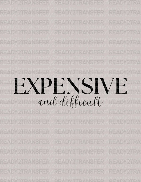 Difficult & Expensive DTF Transfer