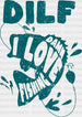 DILF Damn I Love Fishing Design- Fishing DTF heat transfer ready2transfer Navy Blue