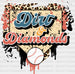 Dirt And Diamond - Baseball DTF Heat Transfer ready2transfer White