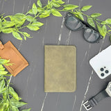Custom Engraved Leather Passport Holder
