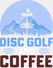 Disc Golf And Coffee - Golf DTF Heat Transfer ready2transfer White