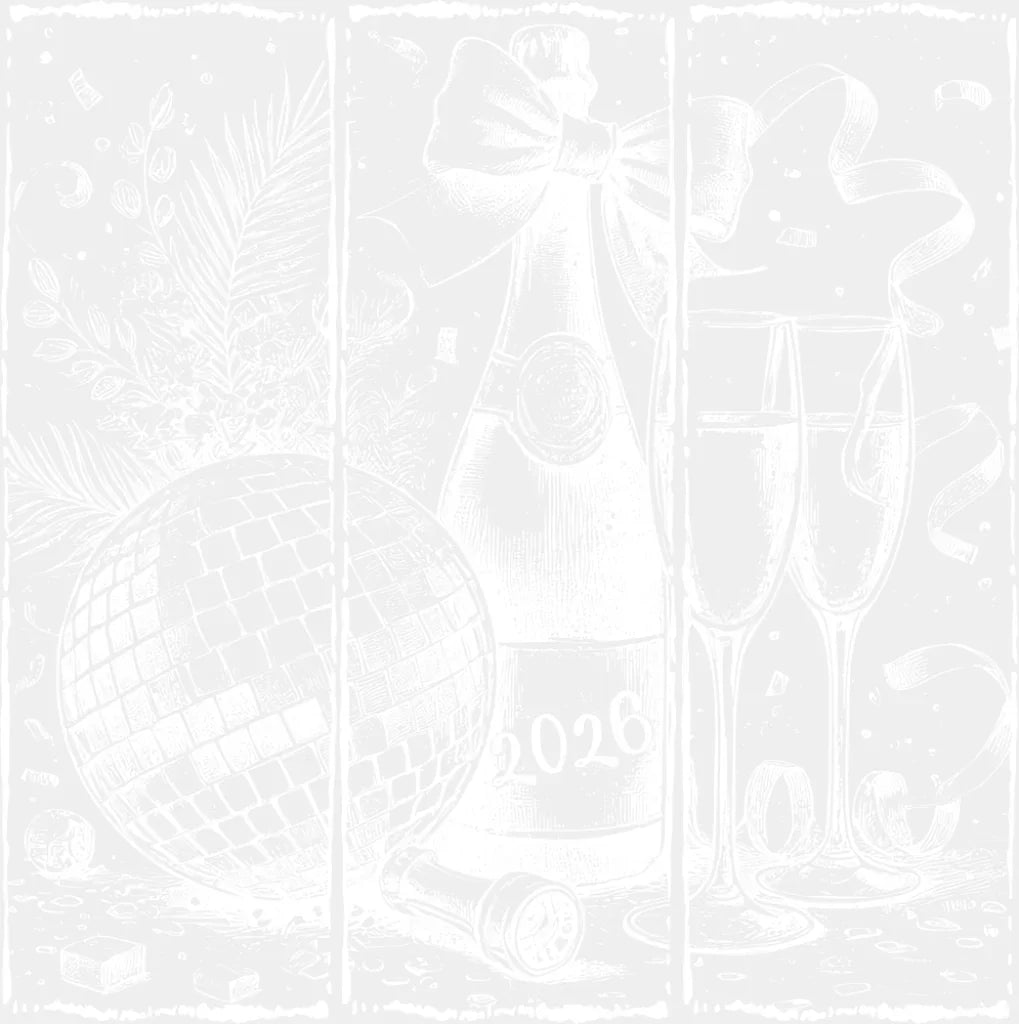 Disco Ball Champagne - New Year DTF Transfer Adult Unisex - S & M (10’’) / Light Color Design (See Imaging)